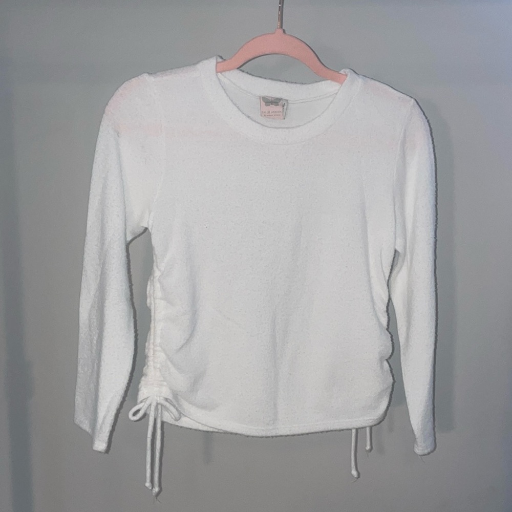 Paper Crane Girls XL White Sweater